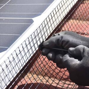 solar panel mesh installation